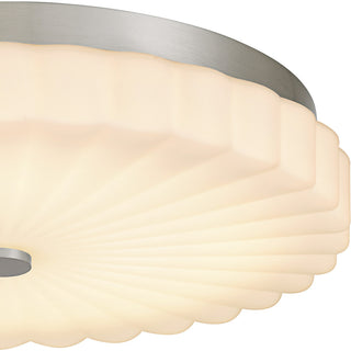 Quoizel QFL6787 Cherbury 16"W LED Flush Mount Ceiling Fixture - Matte Black