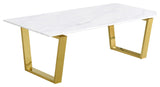 Cameron Gold Coffee Table