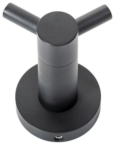 Italia Florence Series Double Robe Hook in Matte Black