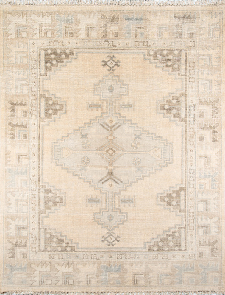 Erin Gates by Momeni Concord Walden Beige Hand Knotted Wool Area Rug 2'x3'
