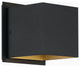 Louis Wall Sconce, Black and Gold