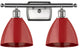 Innovations 516-2W-SN-MBD-75-RD-LED 2 Light Vanity Light, Brushed Satin Nickel