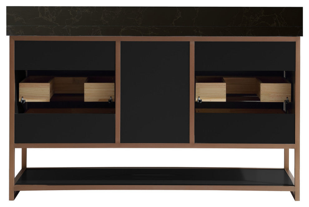 Vanity With Mirror,Sconce,Faucet Included