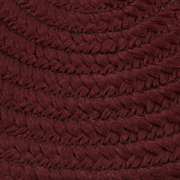 Colonial Mills Rug Tortuga Burgundy Round, 9x9