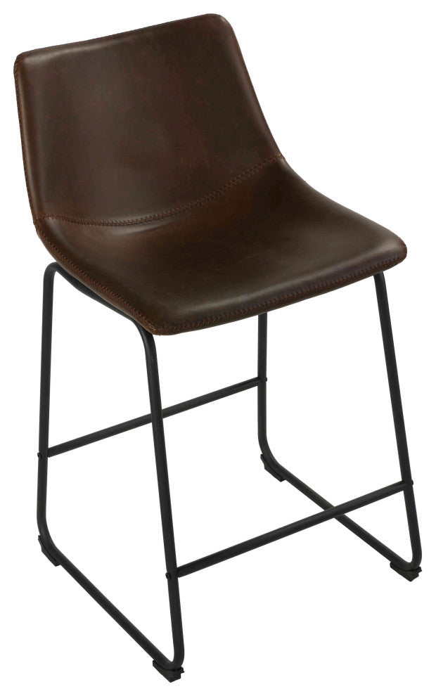 Cortesi Home Safi Counterstools, Brown
