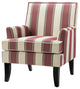 Herrera Classic Armchair With Pattern, Red