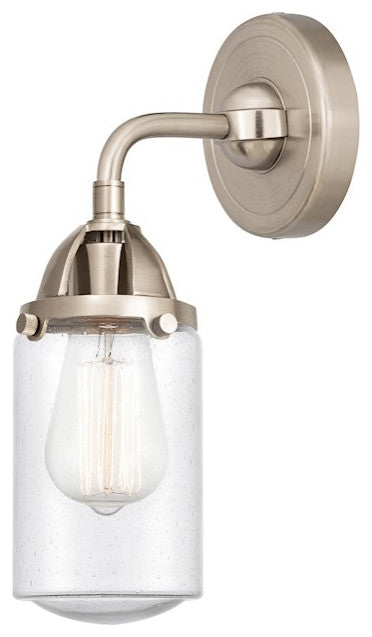 Innovations Lighting Dover 1 Light 4.5" Sconce, Satin Nickel