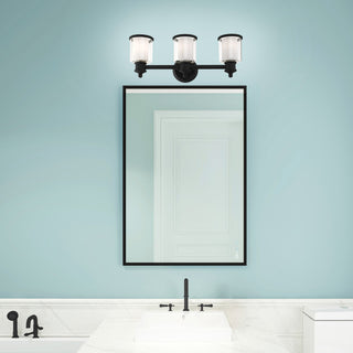 Livex Lighting Middlebush 3 Light Black Vanity Sconce