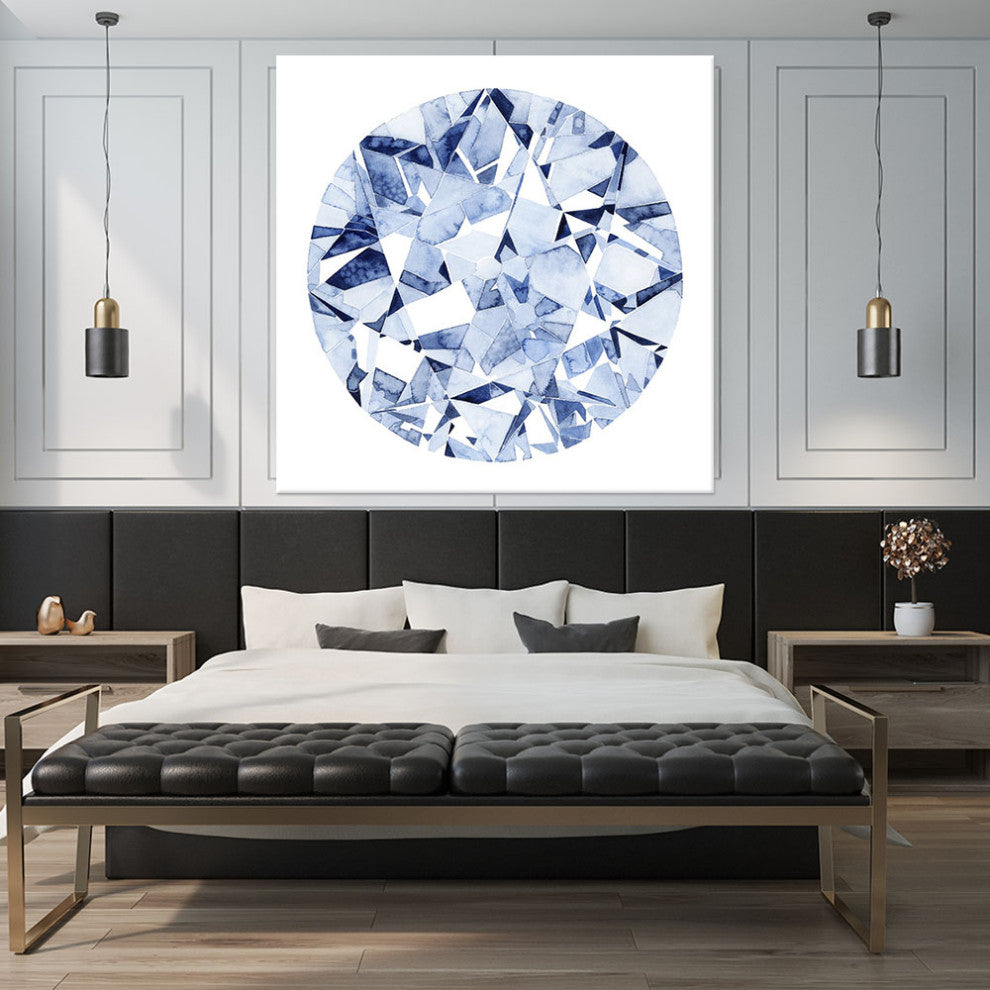 "Diamond Drops II" Fine Art Giant Canvas Print, 54"x54"
