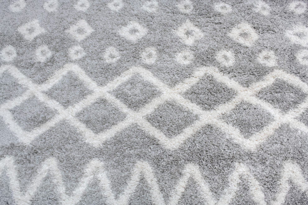 Noori Rug Shag Roy Silver/Ivory Rug