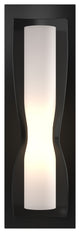 Dune Sconce, Black Finish, Opal Glass