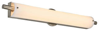 NBWL1032-30LED - 30 inch LED Vanity Light with white acrylic shade