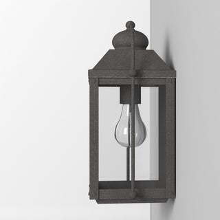 Hinkley Anchorage Small Wall Mount Lantern, Aged Zinc