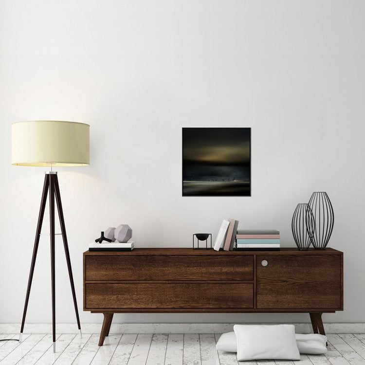 "Northern Wind" Framed Canvas Giclee by Piet Flour, 23x23"