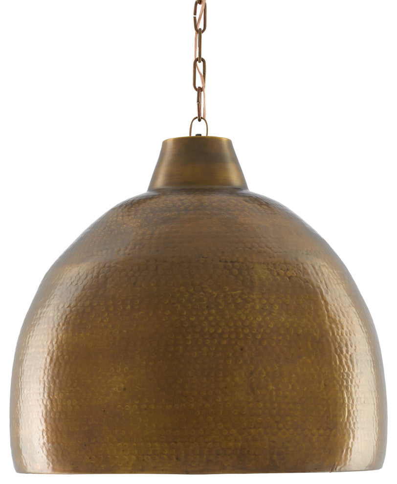 Earthshine Brass Large Pendant