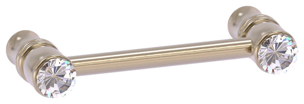 Carolina Crystal 3" Cabinet Pull, Antique Pewter