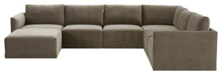 Willow Taupe Modular Large Chaise Sectional