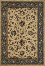 Oriental Weavers Ariana Collection Ivory/Blue Oriental Indoor Area Rug 4'X5'9"