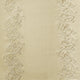 Papillon Cool Beige and Gold Designer Embroidered Fabric Sample, 4Wx4L