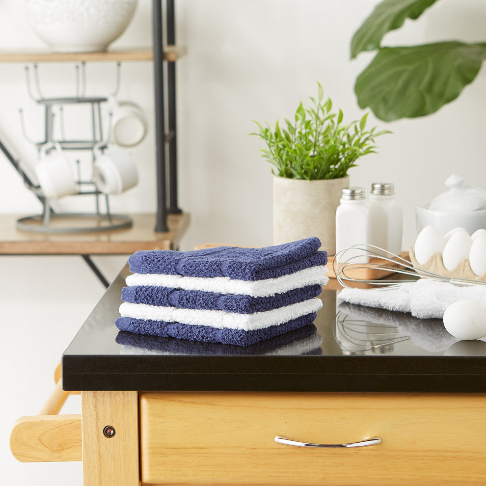 Nautical Blue Basic Chef Terry Dishcloth (Set of 6)