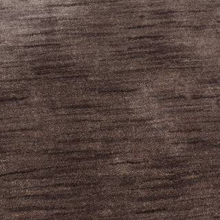 HAND KNOTTED LOOM WOOL ECO-FRIENDLY AREA RUGS, Brown, Solid Design, [Octagon] 6'x6'