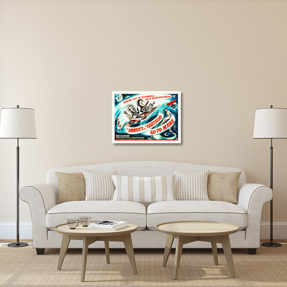 "Abbott & Costello - Go To Mars" Canvas by Hollywood Photo Archive, 36x27"