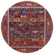 Ahgly Company Indoor Round Mid-Century Modern Area Rugs, 4' Round