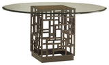 South Sea Dining Table With 54" Glass Top