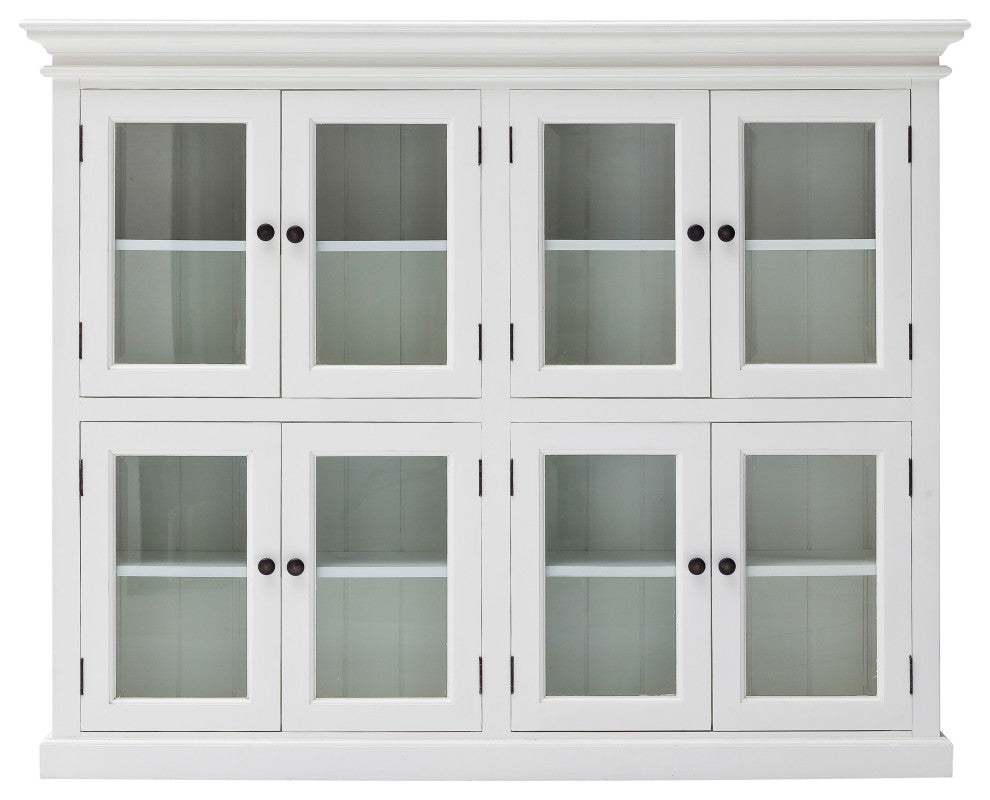 Classic White Two Level Mega Storage Cabinet