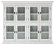 Classic White Two Level Mega Storage Cabinet