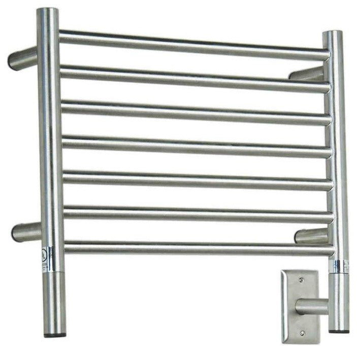 Amba Hardwired Towel Warmer, Jeeves H Straight, Brushed