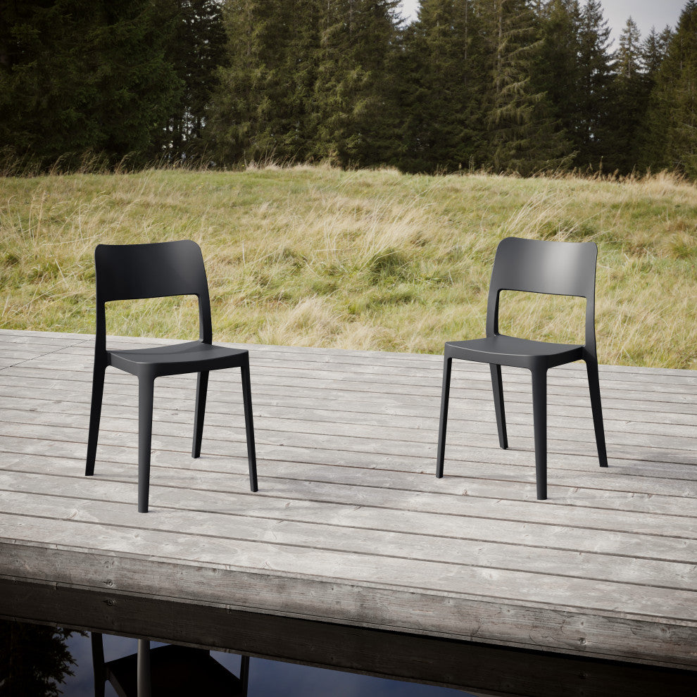 Sallows Outdoor Dining Patio Chair, Set of 2