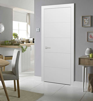 Interior French 28 x 96, Planum 0770 Painted White