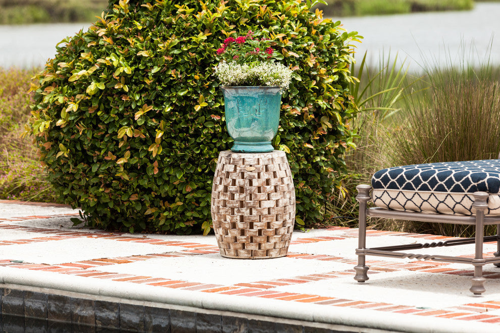 Maya Oval Garden Stool