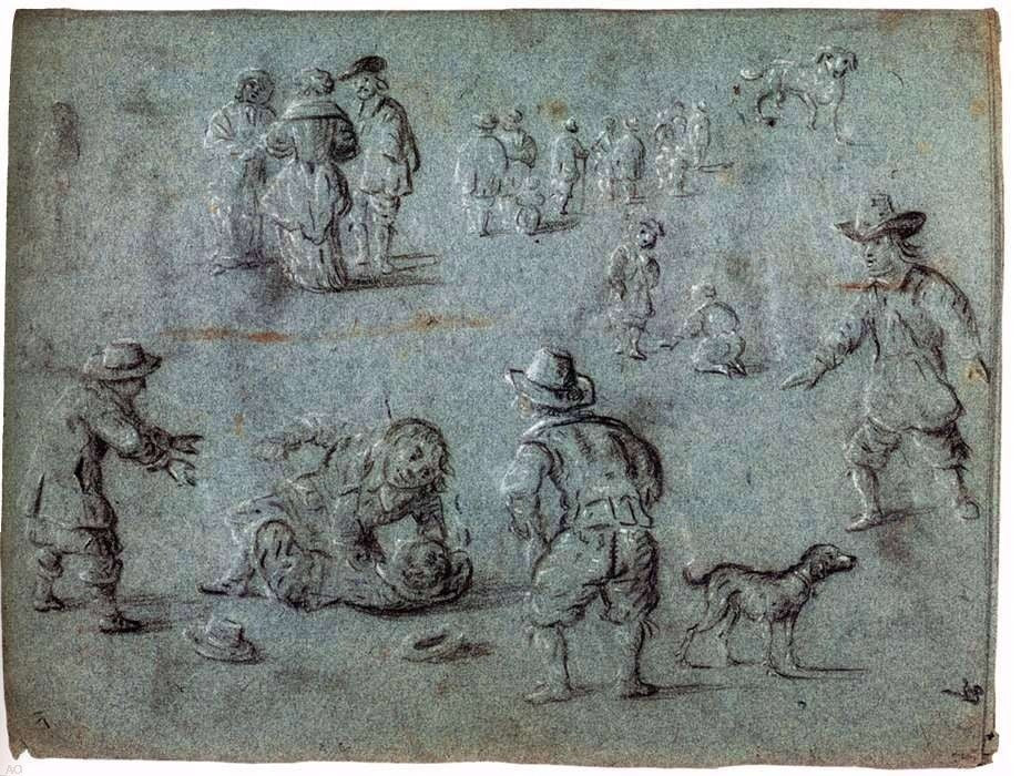 Hendrick Cornelisz Van Vliet Sketchbook Wall Decal