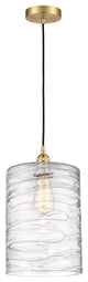 Innovations 616-1P-SG-G1113-L Large 1 Light Mini Pendant, Satin Gold