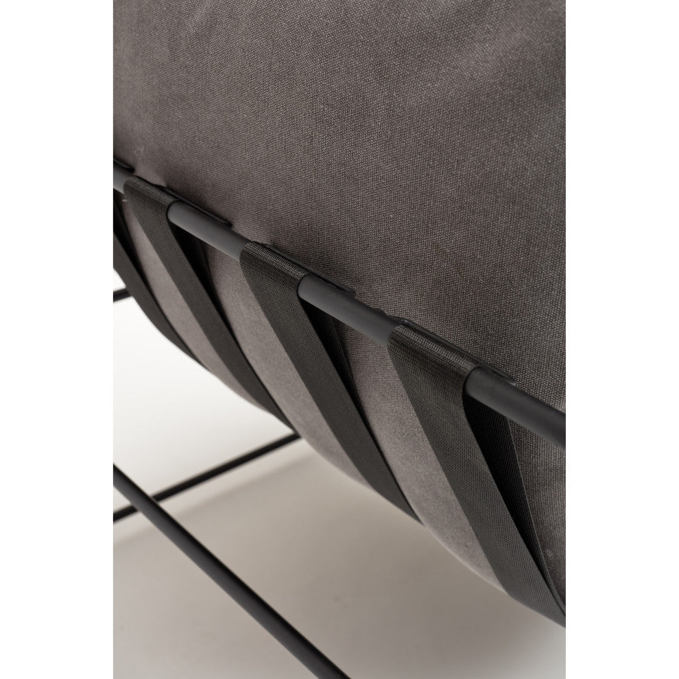 Trent Accent Chair, Washed Gray