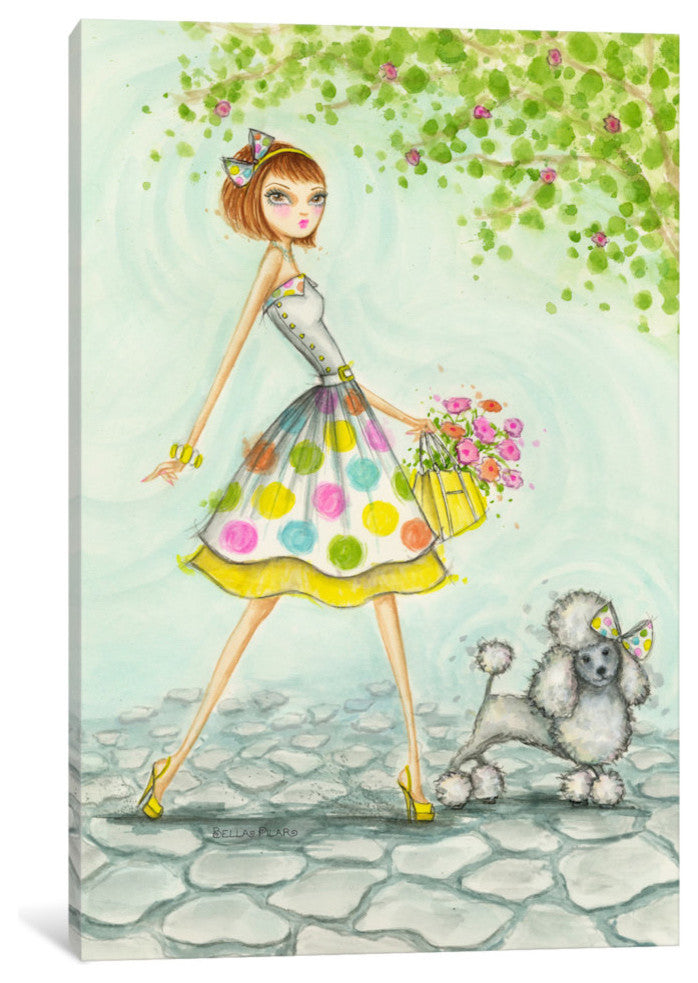 "Samaya And Sunshine" Canvas Art Print By Bella Pilar, 18x1.5x26
