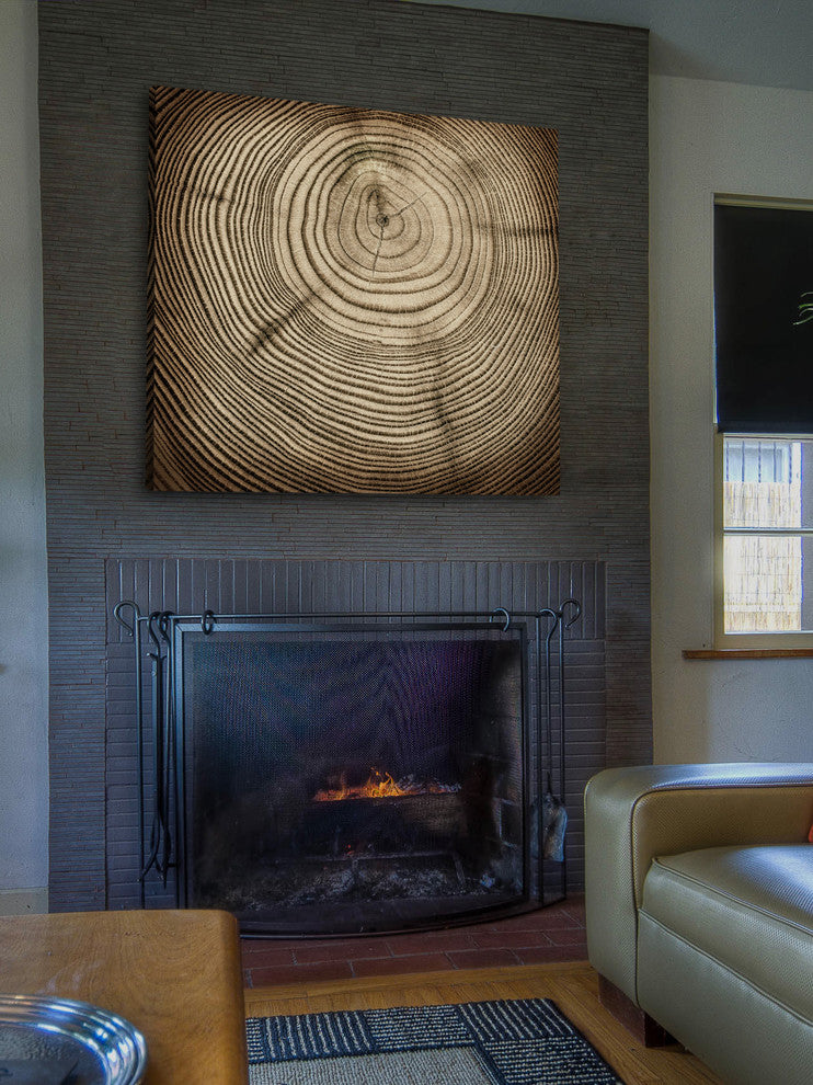 "Rings of Age" Painting Print on Canvas