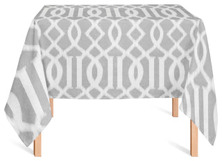 Kirkwood Pattern Gray 58x58 Tablecloth