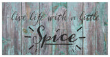 Spice Wrapped Canvas Kitchen Wall Art