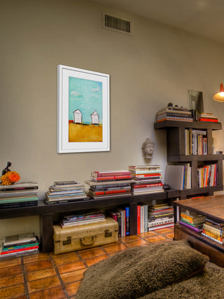 "Keep It Simple" Painting Print in Frame by Tori Campisi