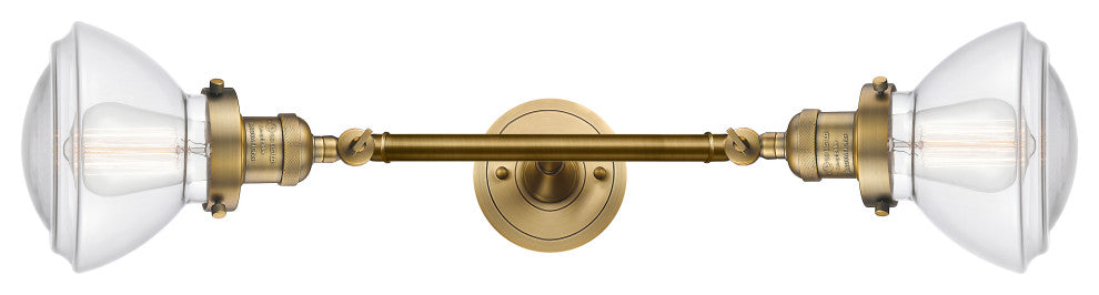 INNOVATIONS 208L-BB-G322-LED 2-Light Bath Vanity Light Brushed Brass