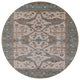 Ahgly Company Indoor Round Mid-Century Modern Area Rugs, 6' Round