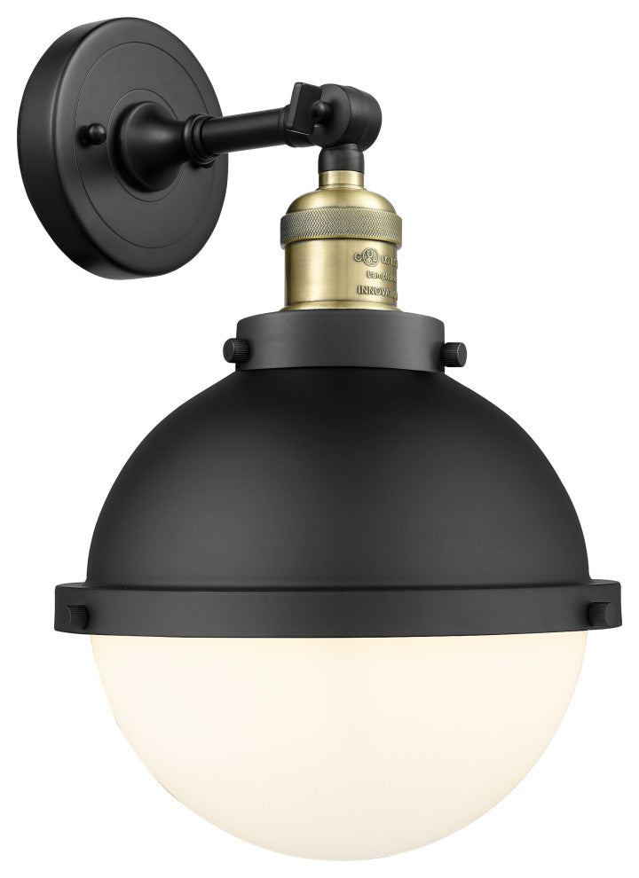 INNOVATIONS 203-BAB-HFS-81-BK 1-Light Sconce Matte Black