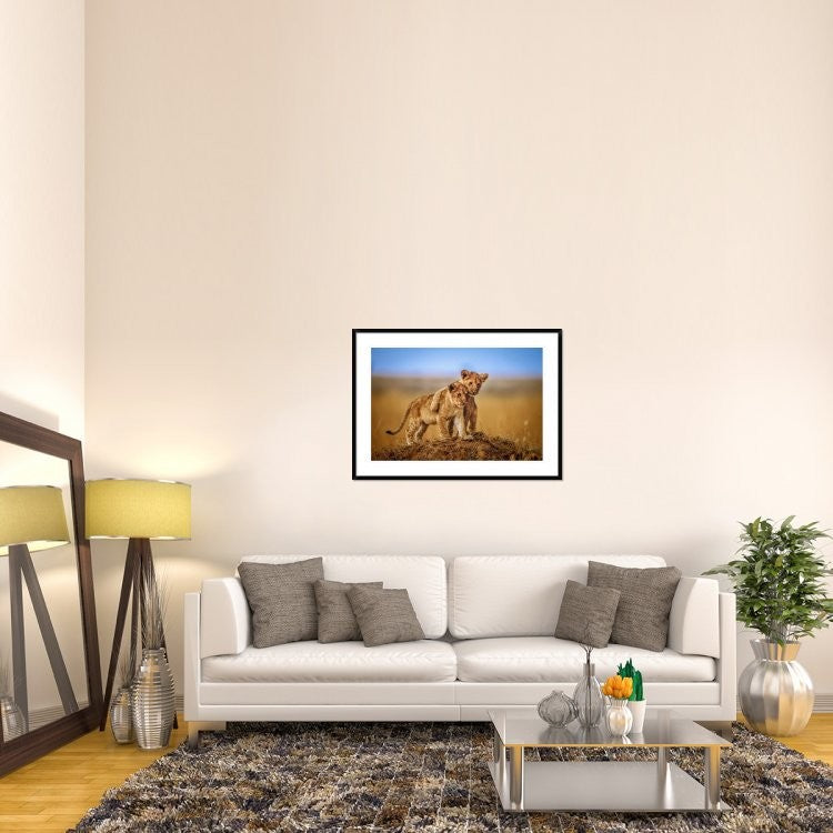 "Brothers For Life" Framed Digital Print by Jeffrey C. Sink, 44x32"