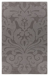Mystica Contemporary Area Rug, Charcoal, 8'x11' Rectangle