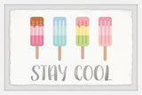 "Stay Cool" Framed Painting Print, 24"x16"