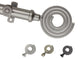 Ben 13/16" Diameter Curtain Rod, Satin Nickel, 18-28"