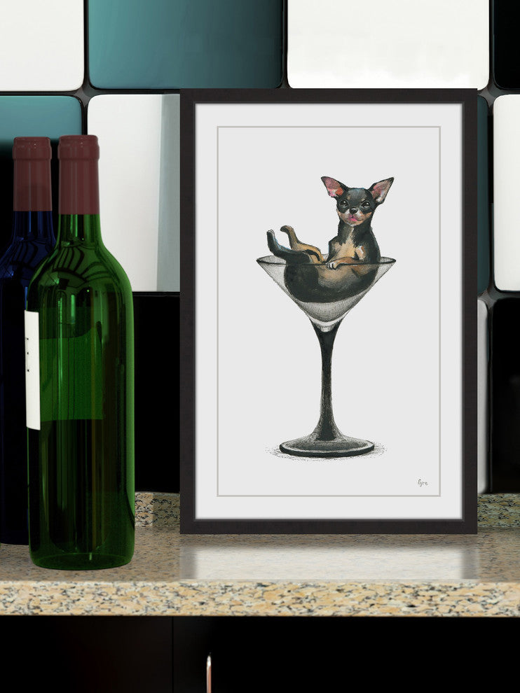 "Tiny Joy" Framed Painting Print, 12"x18"